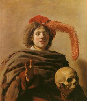 弗朗斯 哈爾斯 Boy with a Skull 弗朗斯 哈爾斯 Boy with a Skull